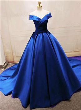 Picture of Pretty Royal Blue Party Dresses, Prom Dresses , Long Formal Gowns